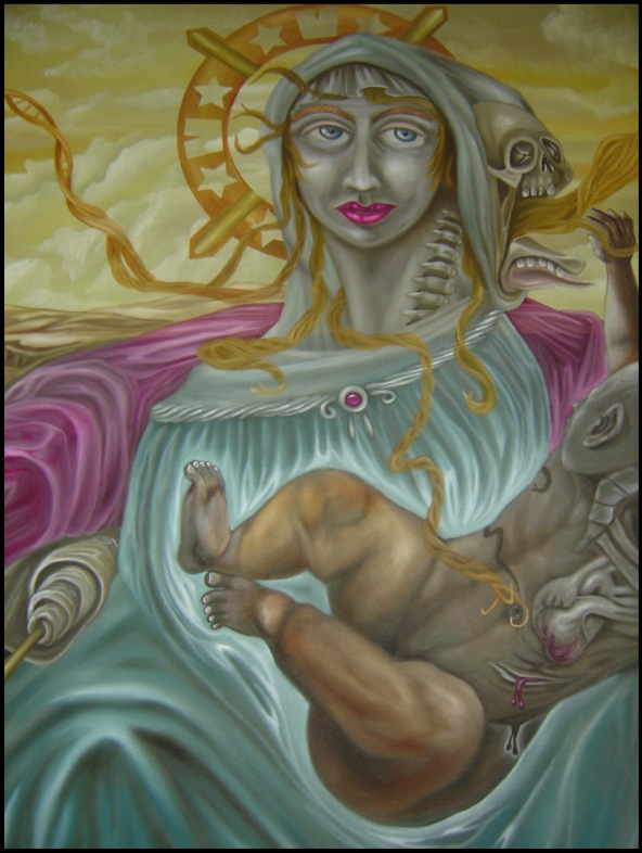 Post-Modern Madonna and Pieta (detail 4)